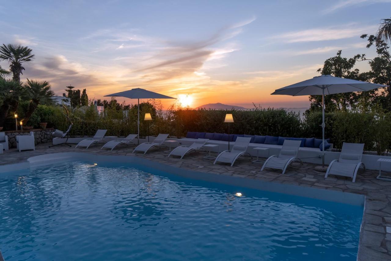 Capri Blue Luxury Villa Le Tre Monelle Anacapri  Luaran gambar