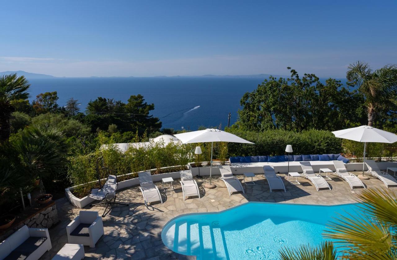 Capri Blue Luxury Villa Le Tre Monelle Anacapri  Luaran gambar